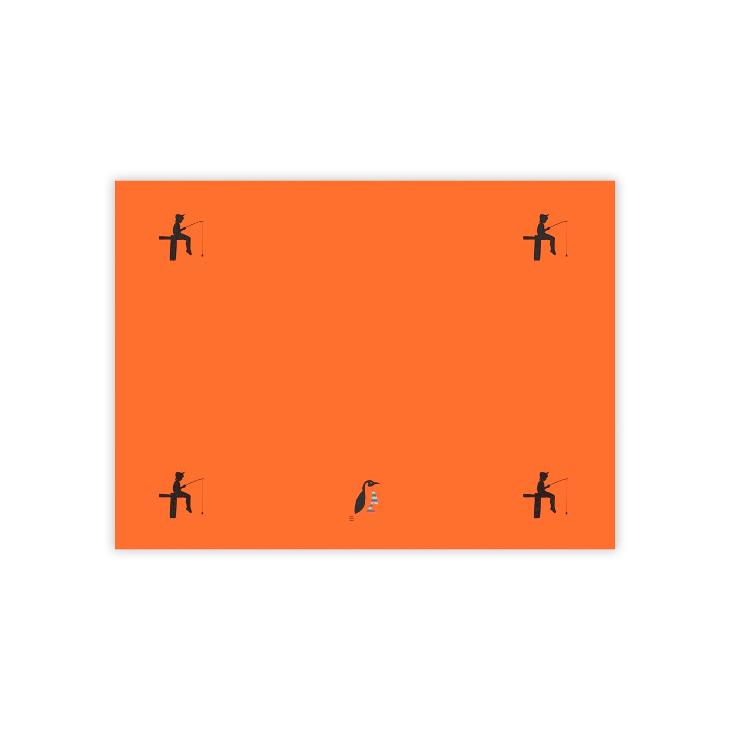 Post-it® Note Pads: Fishing Orange