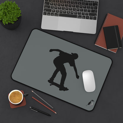 Desk Mat: Skateboarding Dark Grey