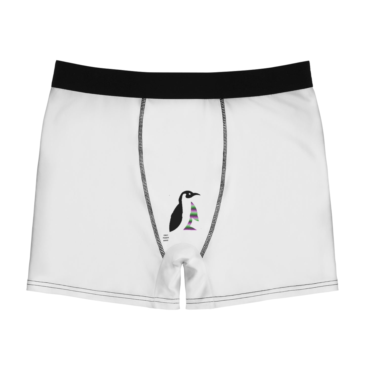 Men's Boxer Briefs: Writing White