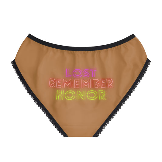 Women's Briefs: Lost Remember Honor Lite Brown