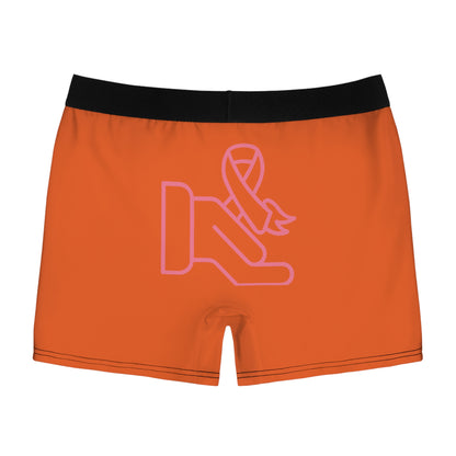 Men's Boxer Briefs: Fight Cancer Orange