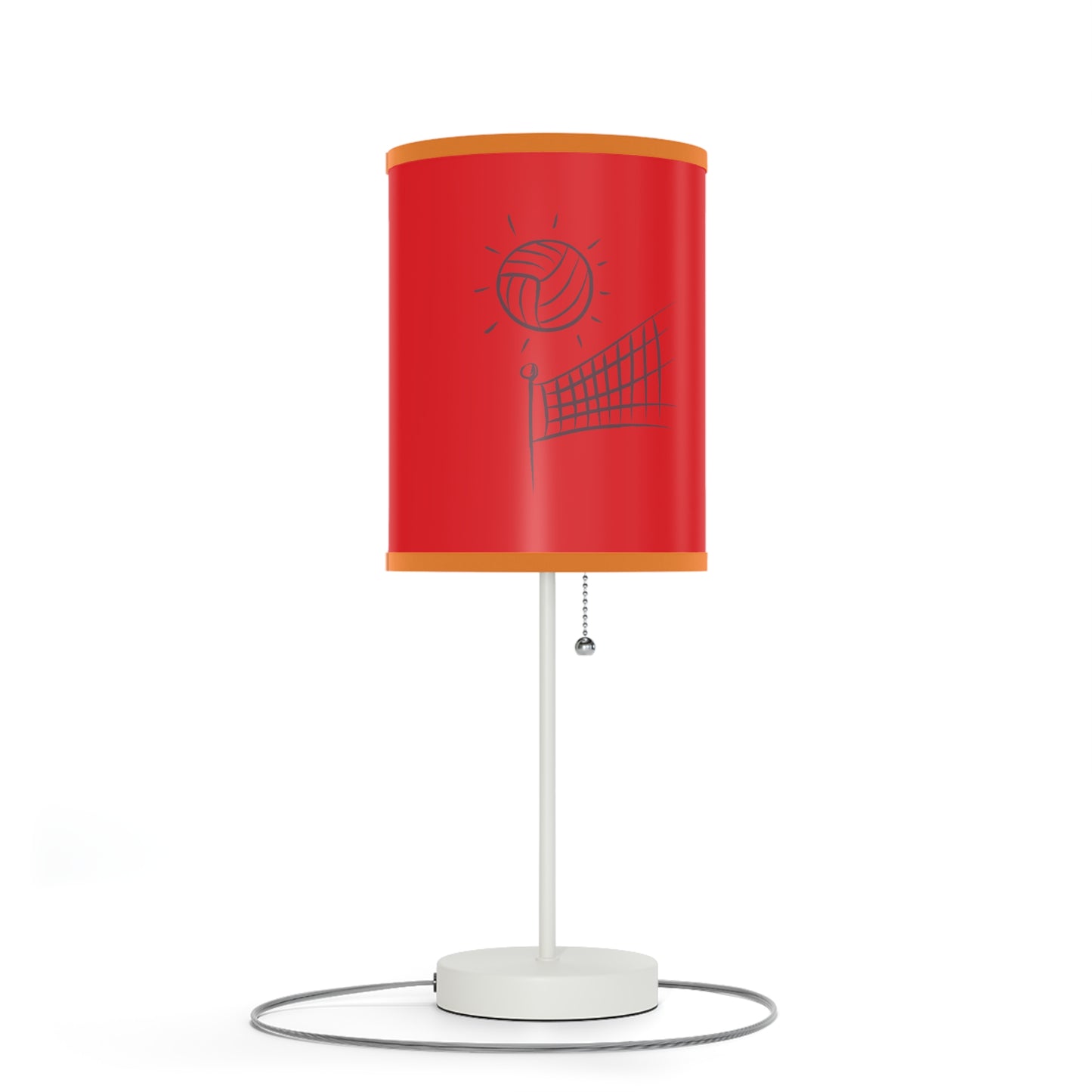 Lamp on a Stand, US|CA plug: Volleyball Red