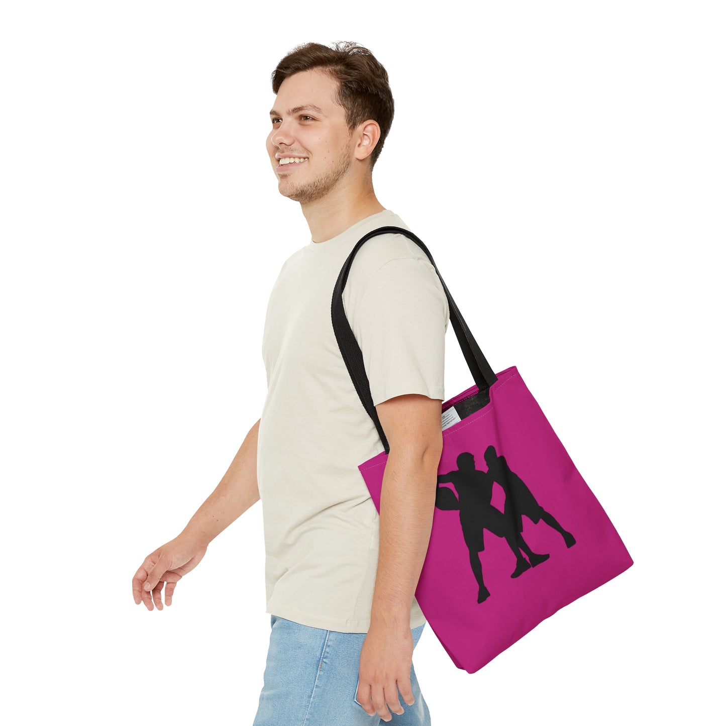 Tote Bag: Basketball Pink