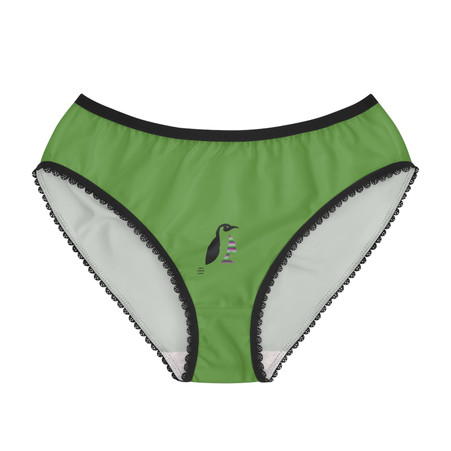 Women's Briefs: Weightlifting Green