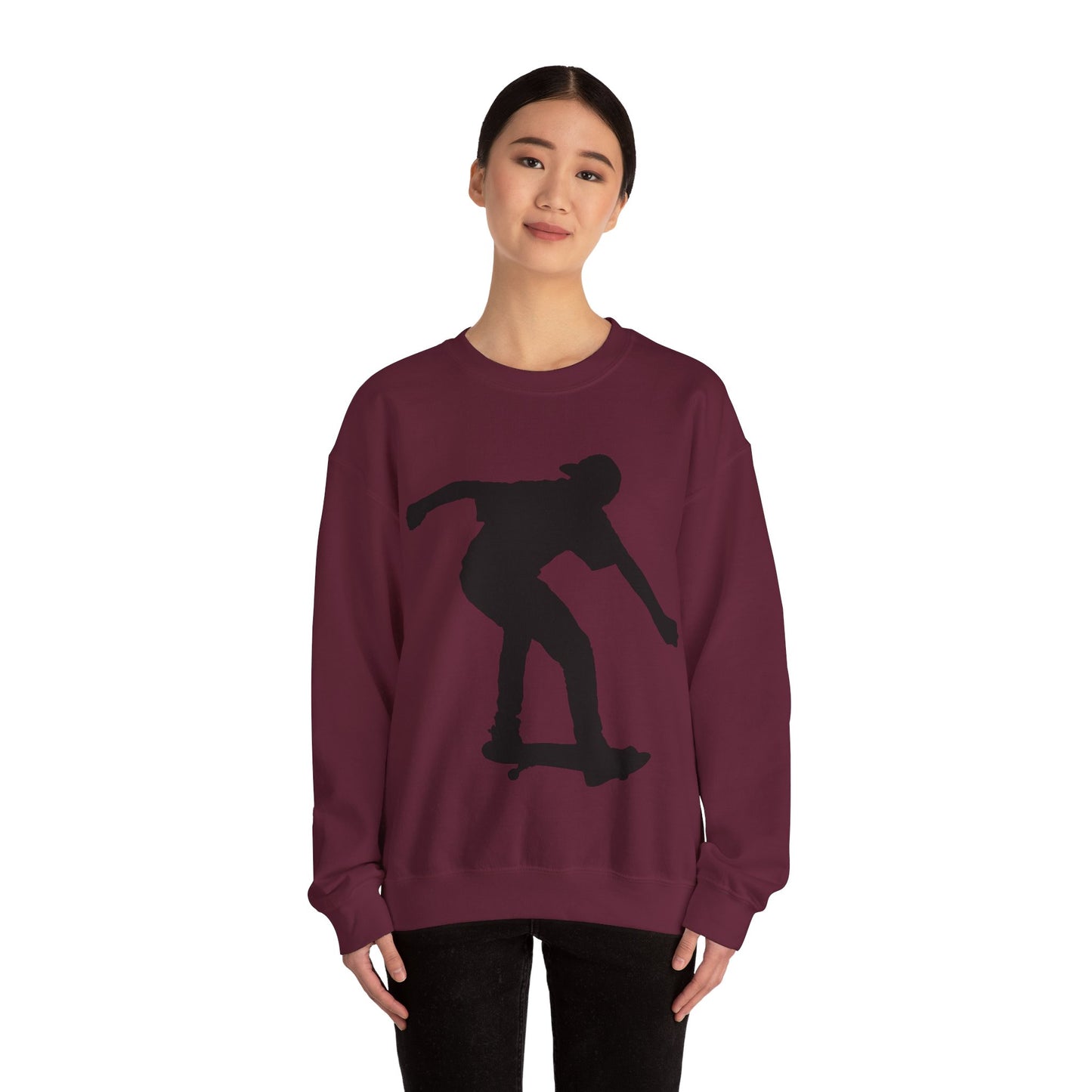 Heavy Blend™ Crewneck Sweatshirt: Skateboarding #1