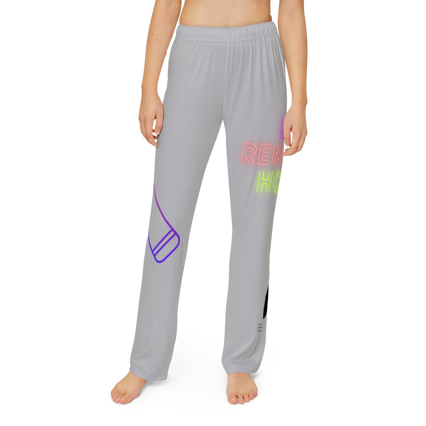 Kids Pajama Pants: Music Lite Grey