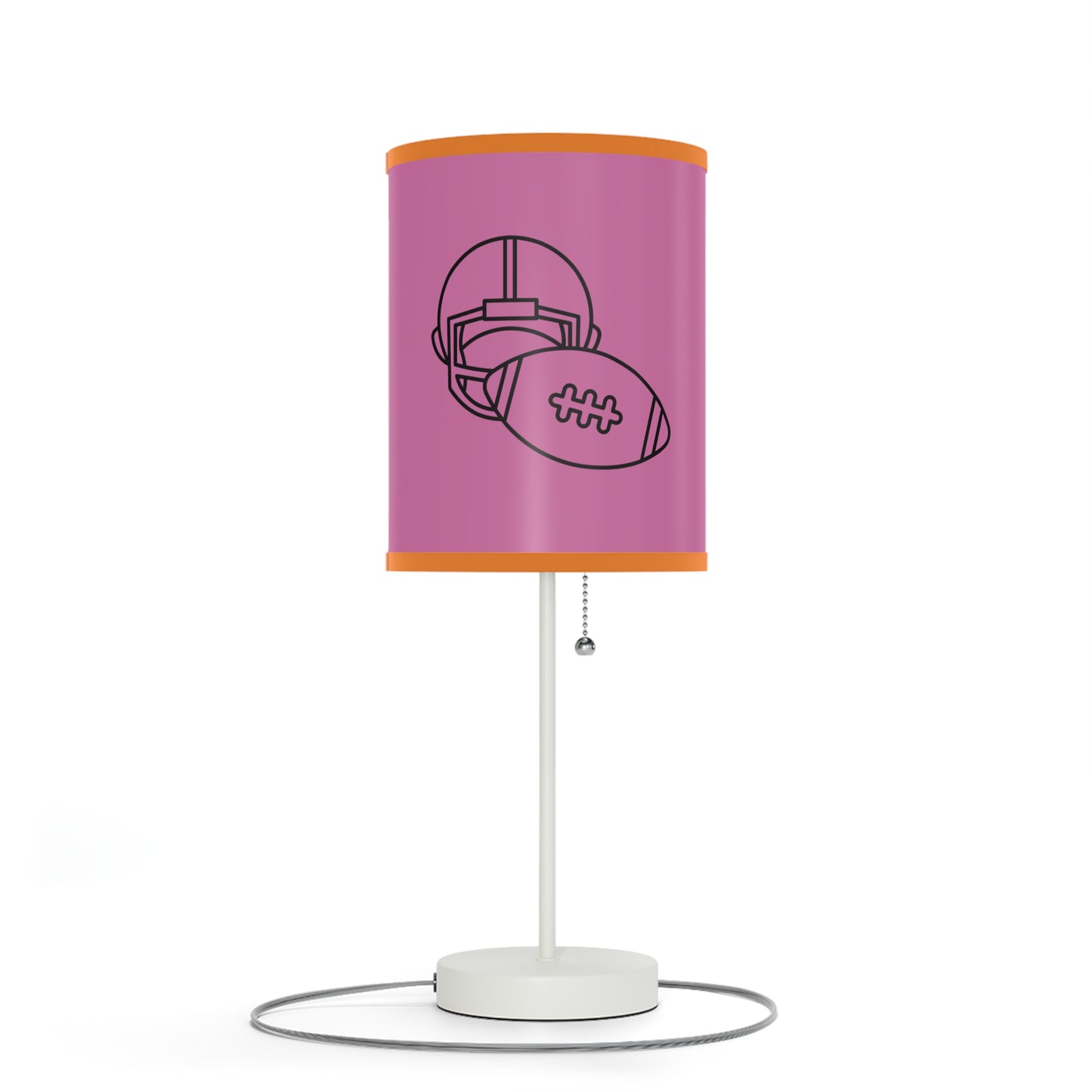 Lamp on a Stand, US|CA plug: Football Lite Pink