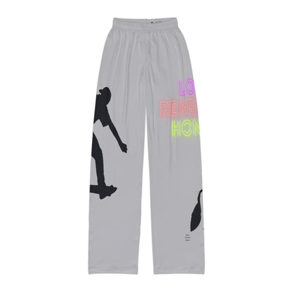 Kids Pajama Pants: Skateboarding Lite Grey