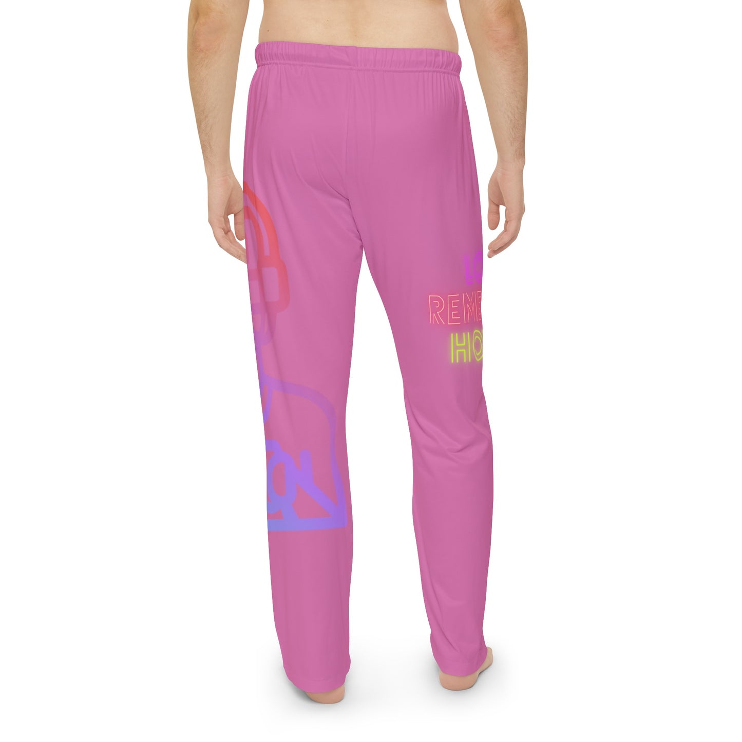 Men's Pajama Pants: Gaming Lite Pink