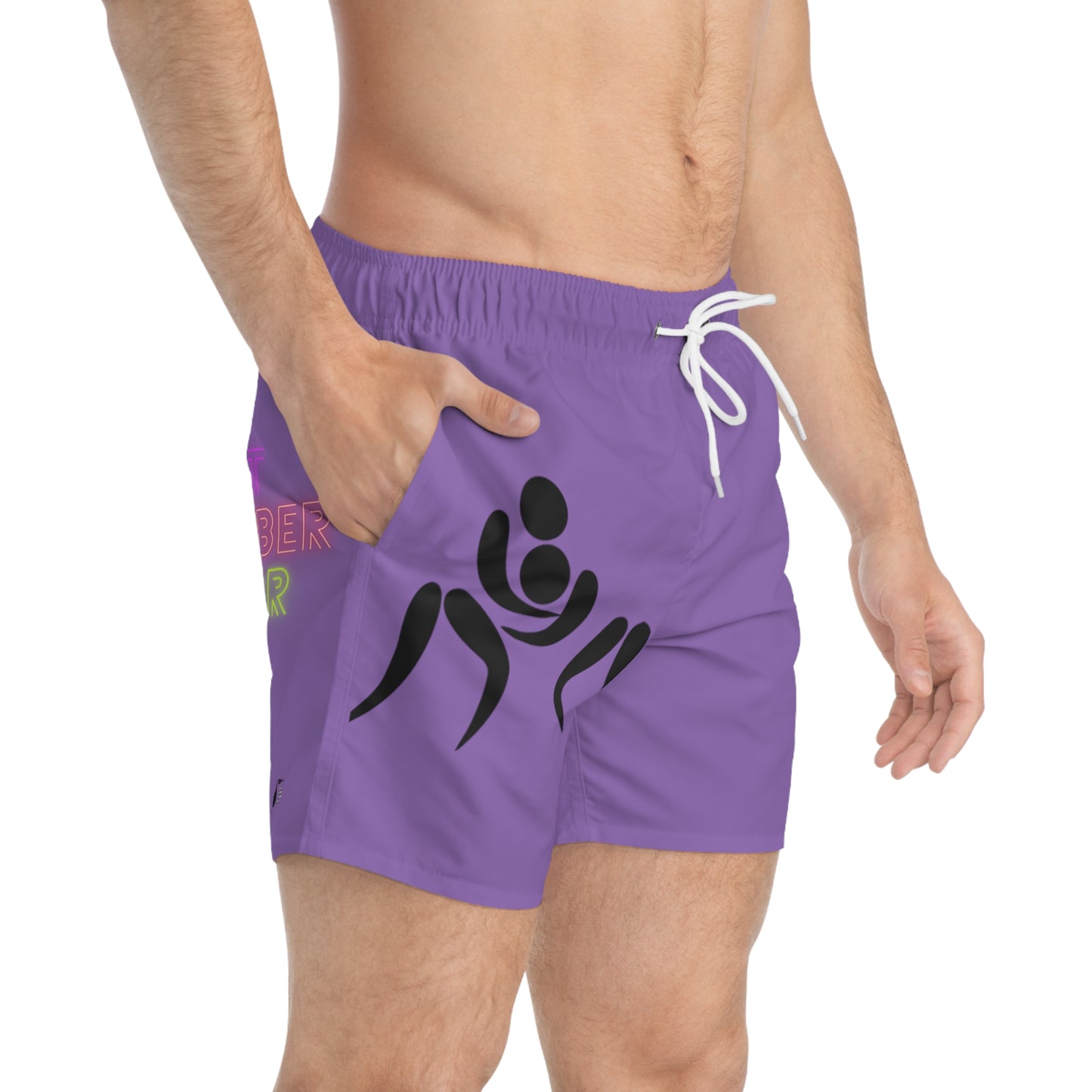 Swim Trunks: Wrestling Lite Purple