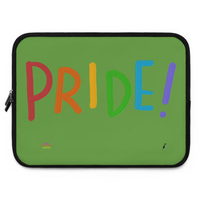 Laptop Sleeve: LGBTQ Pride Green