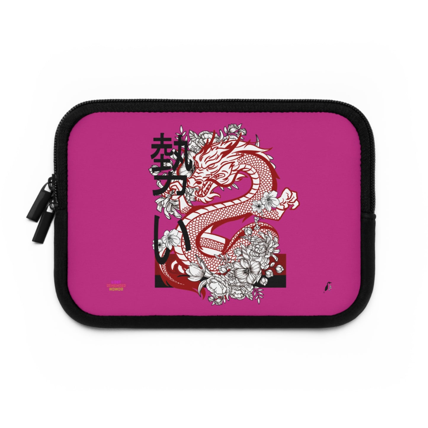 Laptop Sleeve: Dragons Pink