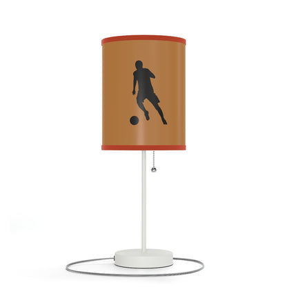 Lamp on a Stand, US|CA plug: Soccer Lite Brown