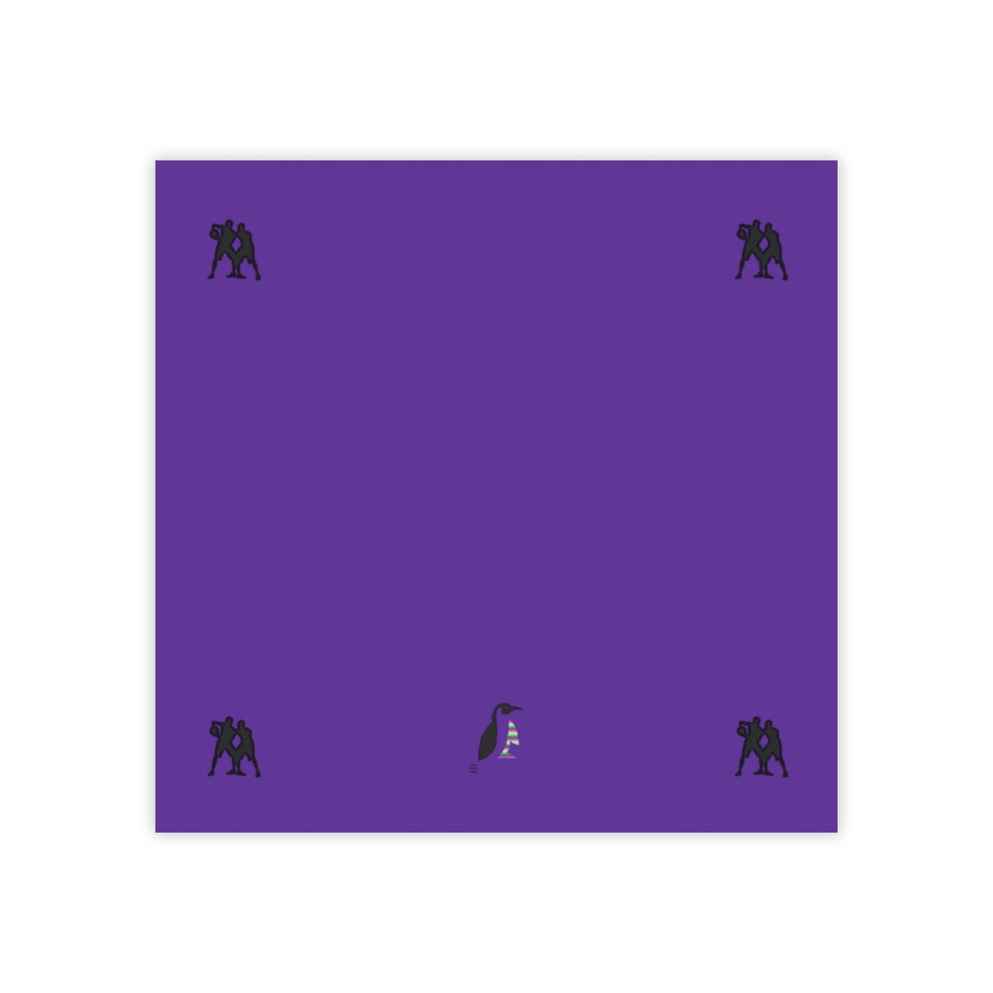 Post-it® Note Pads: Basketball Purple