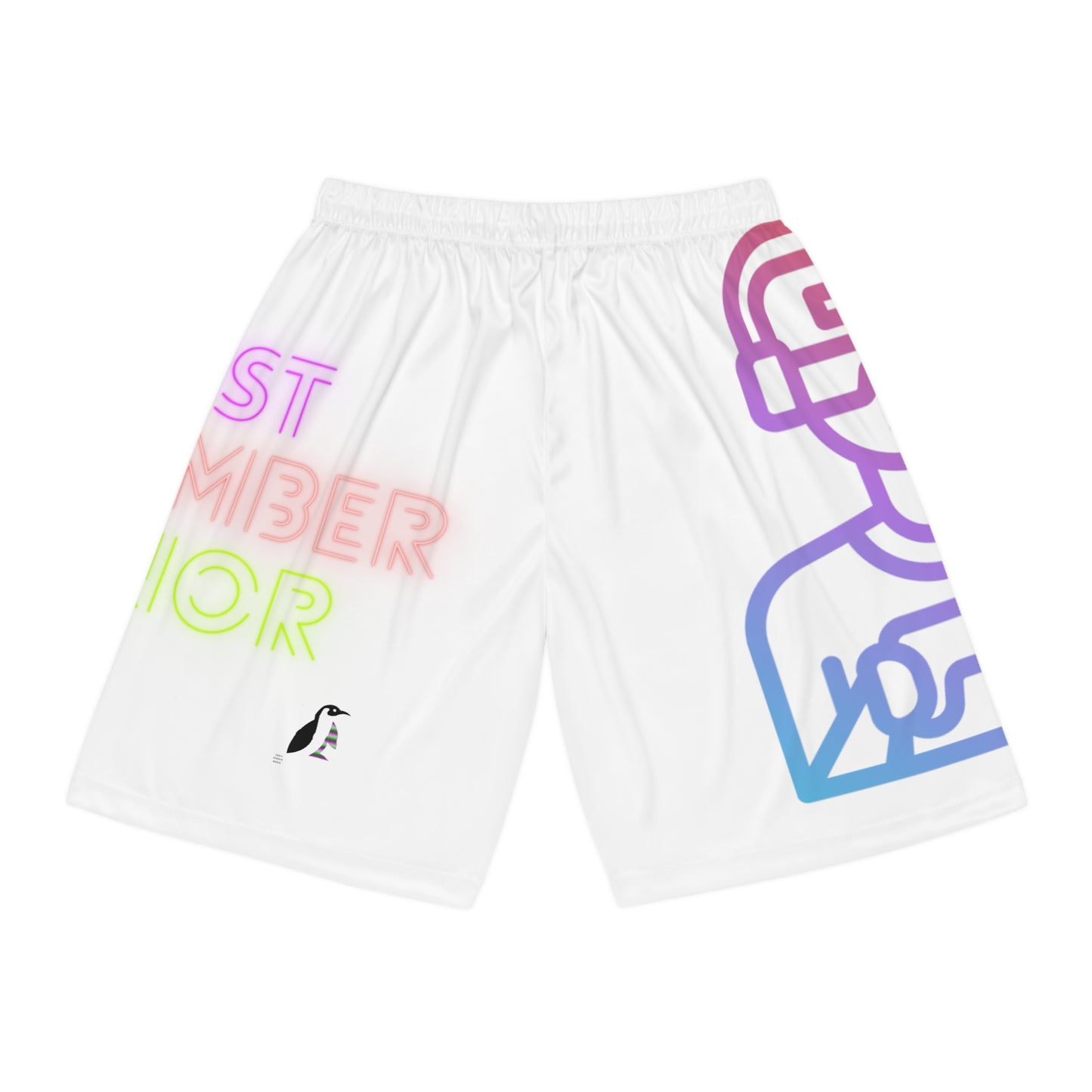 Basketball Shorts: Gaming White