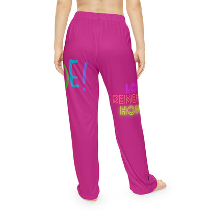 Women's Pajama Pants: LGBTQ Pride Pink