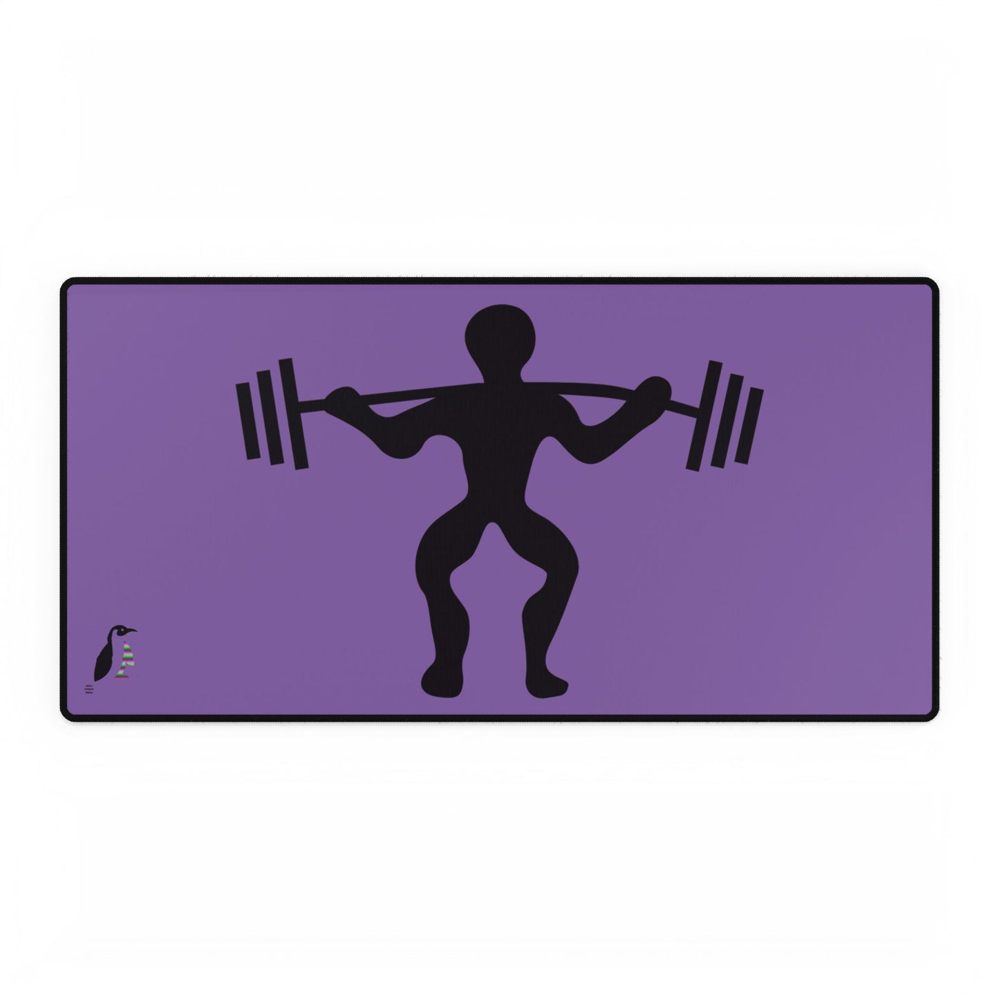 Desk Mats: Weightlifting Lite Purple