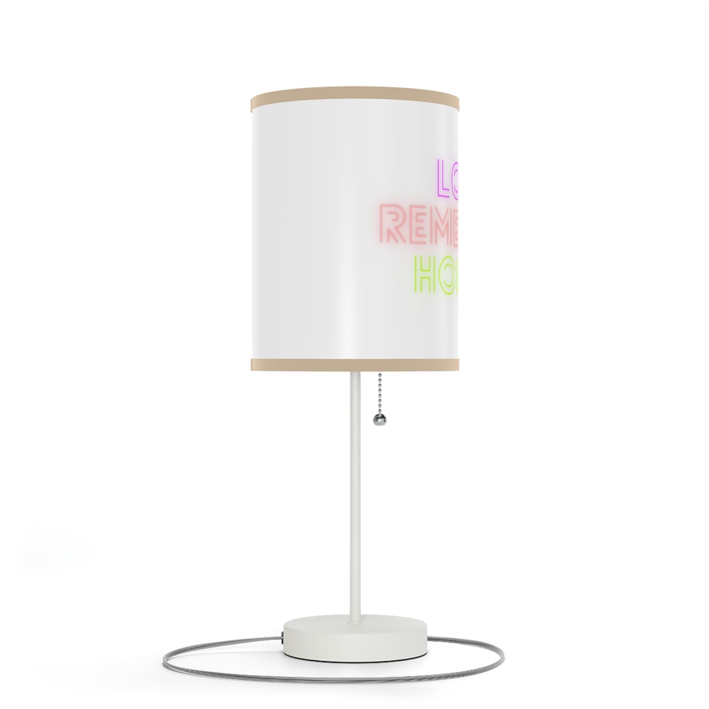 Lamp on a Stand, US|CA plug: Lost Remember Honor White 