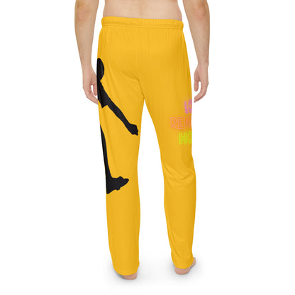 Men's Pajama Pants: Skateboarding Yellow