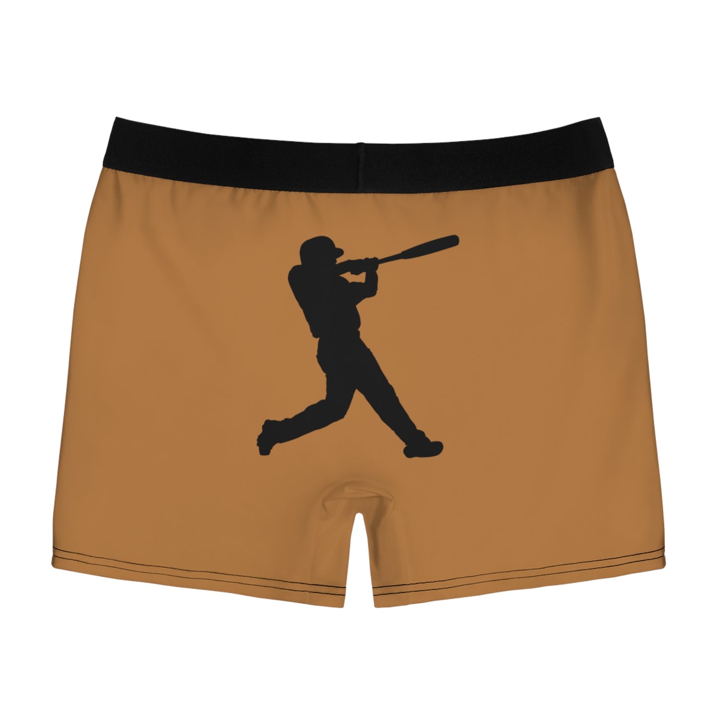 Men's Boxer Briefs: Baseball Lite Brown