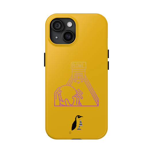 Tough Phone Cases (for iPhones): Bowling Yellow
