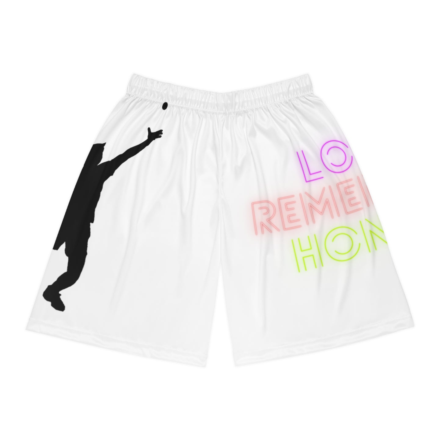 Basketball Shorts: Tennis White