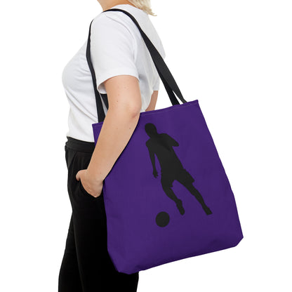 Tote Bag: Soccer Purple