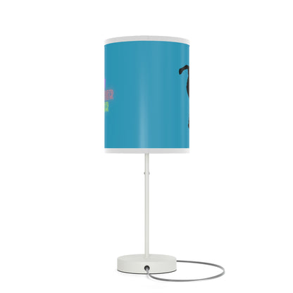 Lamp on a Stand, US|CA plug: Skateboarding Turquoise