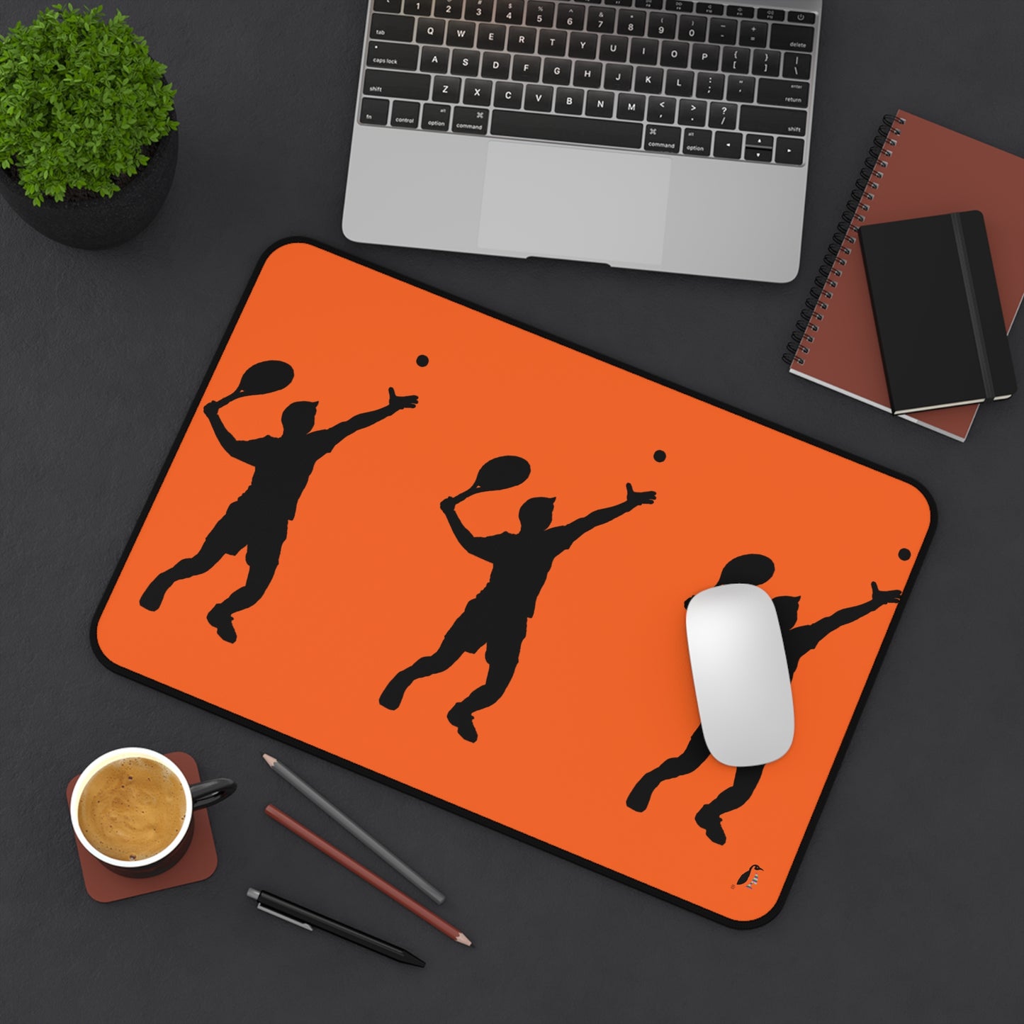 Desk Mat: Tennis Orange