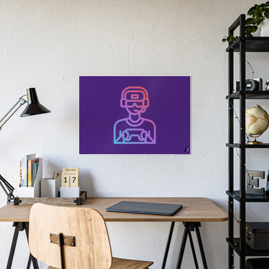 Gloss Posters: Gaming Purple