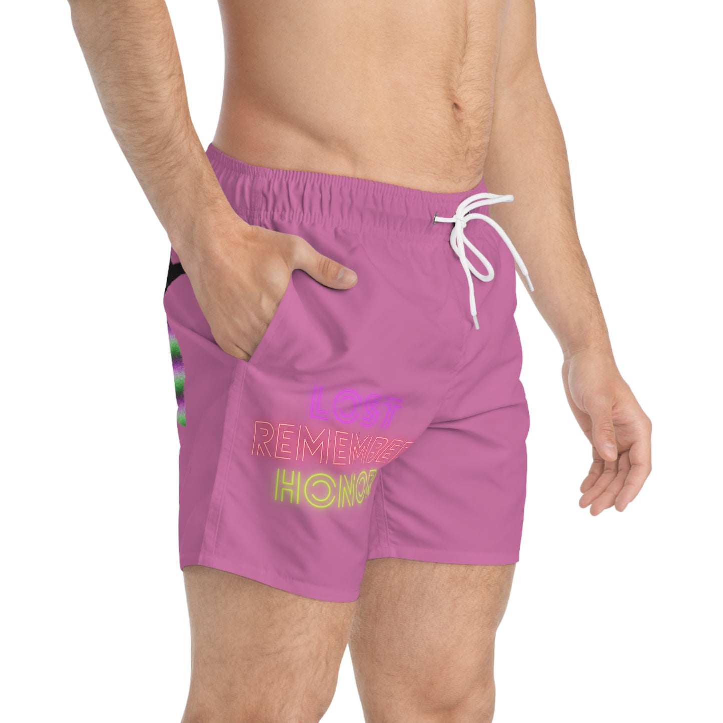 Swim Trunks: Lost Remember Honor Lite Pink