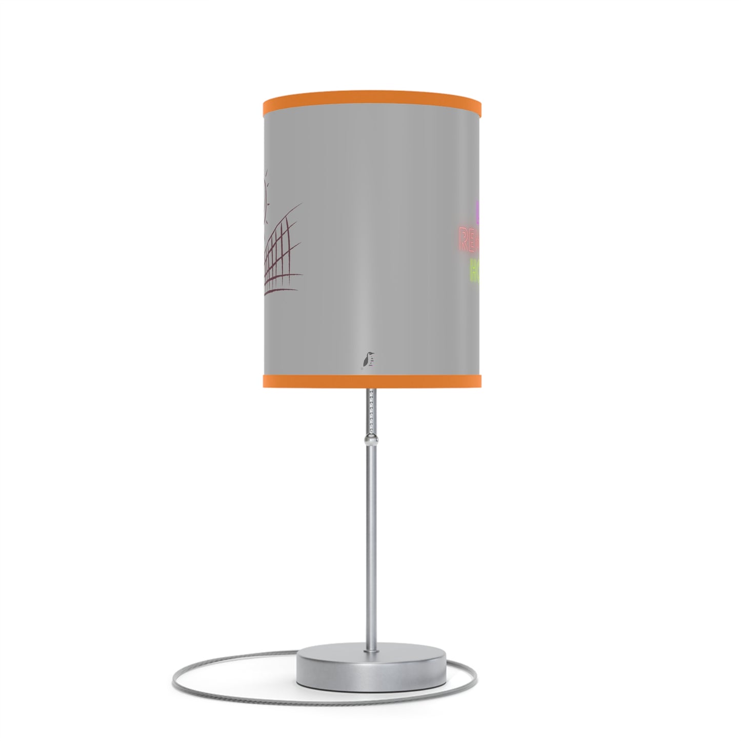 Lamp on a Stand, US|CA plug: Volleyball Lite Grey