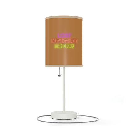 Lamp on a Stand, US|CA plug: Basketball Lite Brown