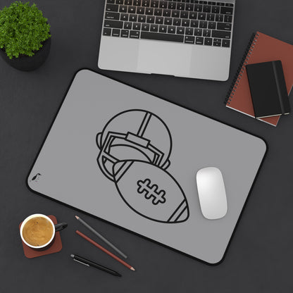 Desk Mat: Football Grey