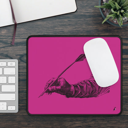 Gaming Mouse Pad: Writing Pink