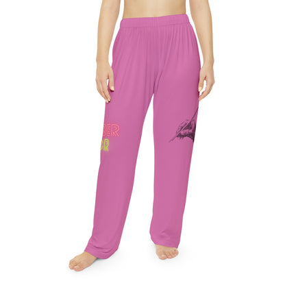 Women's Pajama Pants: Writing Lite Pink