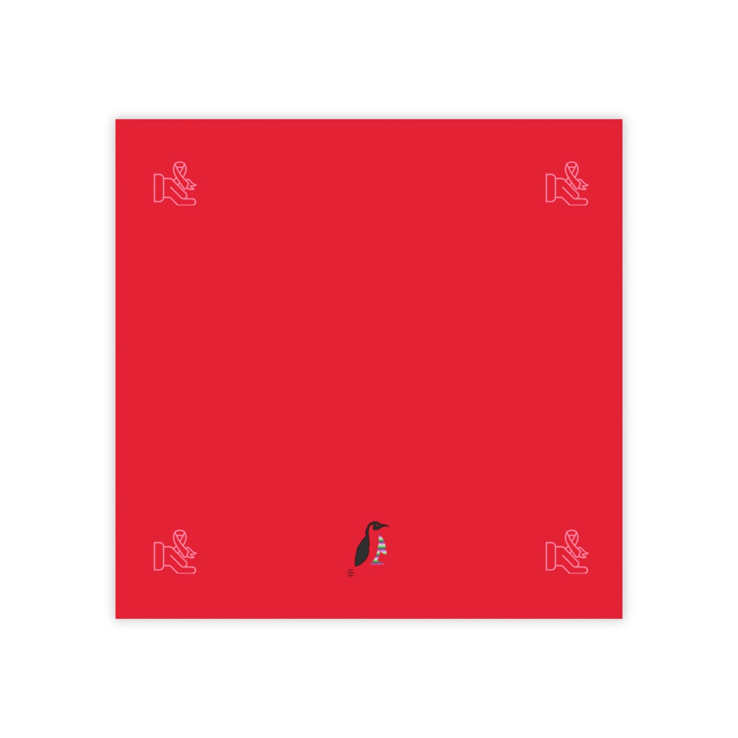 Post-it® Note Pads: Fight Cancer Dark Red