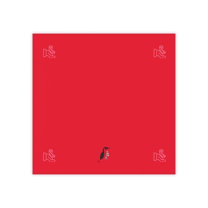 Post-it® Note Pads: Fight Cancer Dark Red