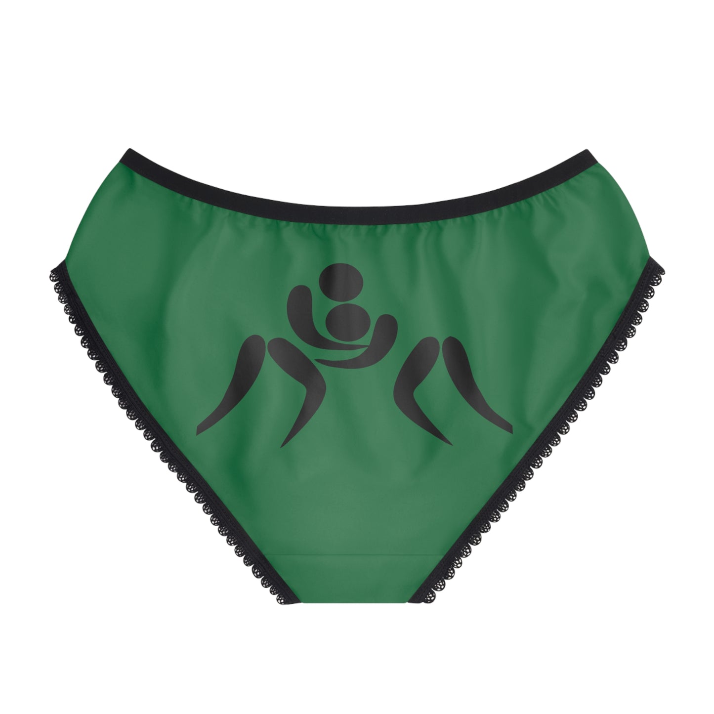 Women's Briefs: Wrestling Dark Green