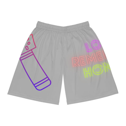 Basketball Shorts: Music Lite Grey