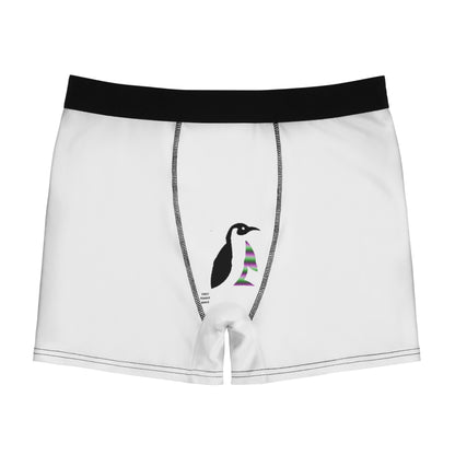 Men's Boxer Briefs: Skateboarding: White