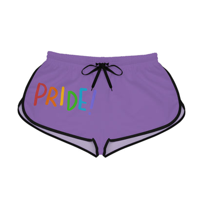 Women's Relaxed Shorts: LGBTQ Pride Lite Purple