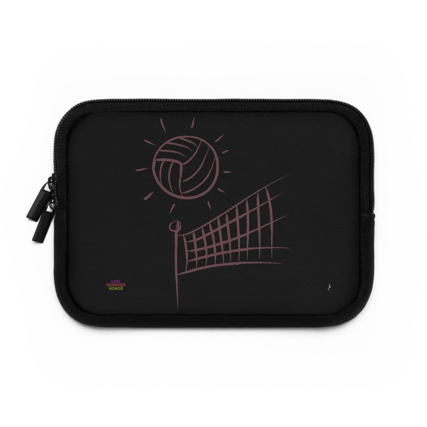 Laptop Sleeve: Volleyball Black