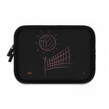 Laptop Sleeve: Volleyball Black