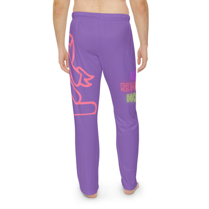 Men's Pajama Pants: Fight Cancer Lite Purple