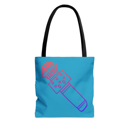 Tote Bag: Music Turquoise