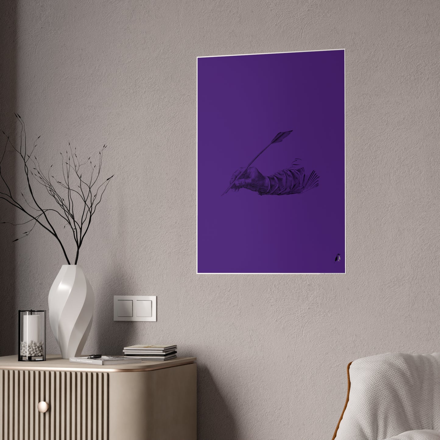 Gloss Posters: Writing Purple