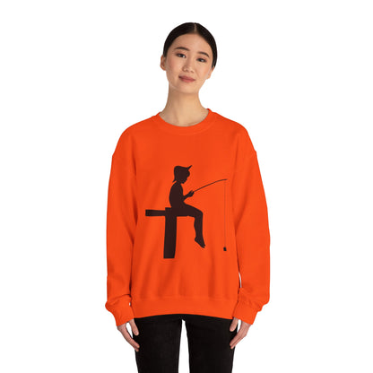 Heavy Blend™ Crewneck Sweatshirt: Fishing #1