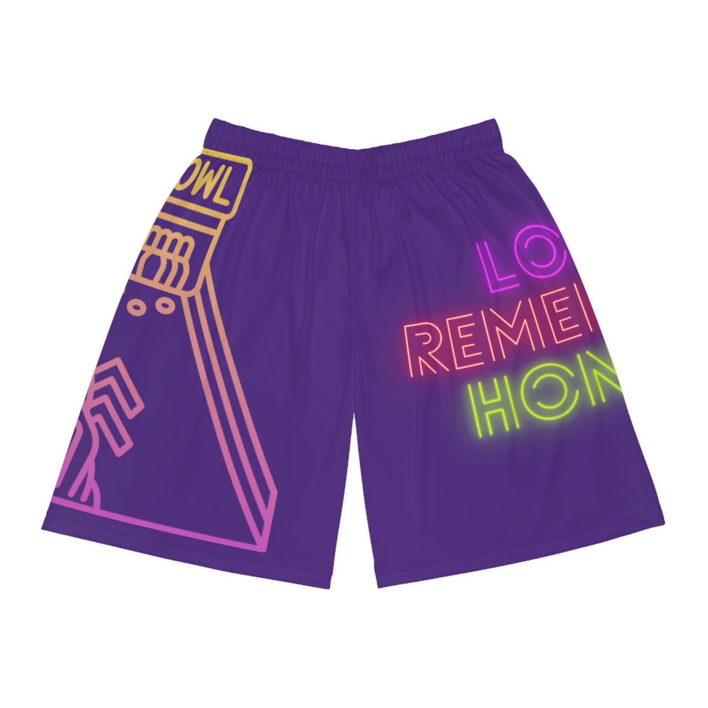 Basketball Shorts: Bowling Purple 