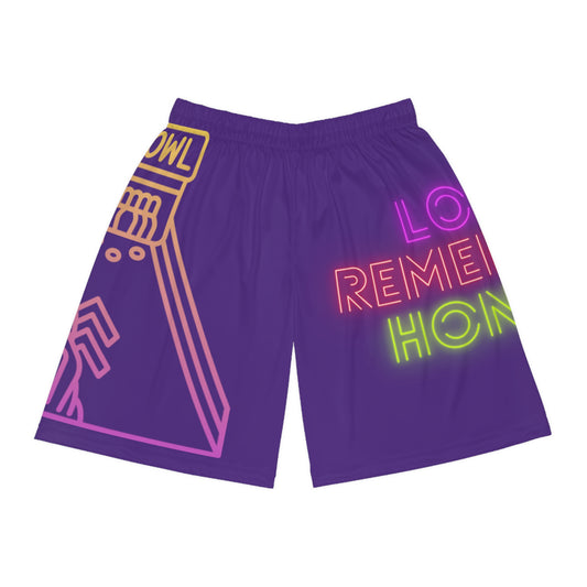 Basketball Shorts: Bowling Purple